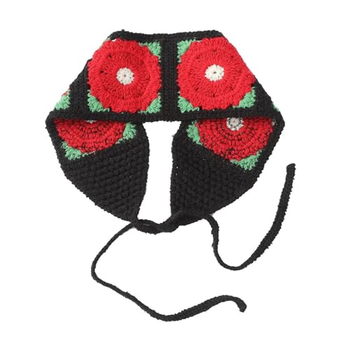 Stirnband mit Blumenmuster, handgefertigt, Kopftuch, elegant, bunt, gestrickt, für Damen von Klaisy