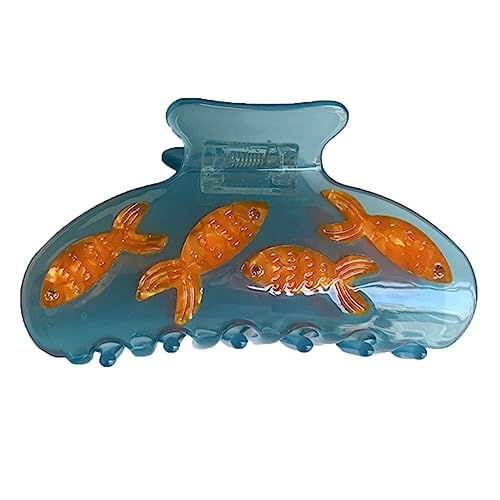 Süße Goldfischhaarklauen Frauen Mädchen Haare Clip Kopfbewegung Großgröße Haarnadel Krabben Barrette Mode Ornament Accessoire Clip Für Formelle Anlässe von Klaisy