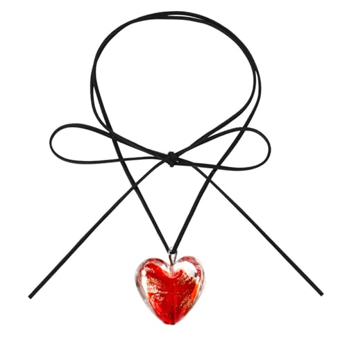Süßer und cooler Schmuck, einfacher Liebesanhänger, passendes Schlüsselbein-Kette, verstellbares farbiges Seil, kaltes Halsbein, Kette, verstellbare Farbe, Seil, Schlüsselbein Süßer und cooler Schmuck, einfacher Liebesanhänger, passendes Schlüsselbein-Kette, verstellbares farbiges Seil, kaltes Halsbein, Kette, verstellbare Farbe, Seil, Schlüsselbein von Klaisy