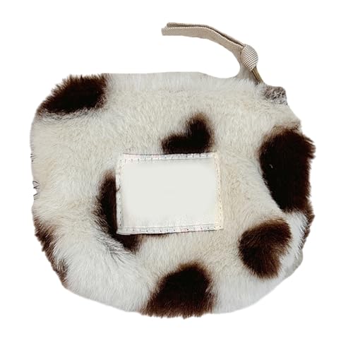 Tragbare Plüsch-Münzbeutel mit Herz-Design, Lippenstift-Etui, Kopfhörer-Aufbewahrung für den täglichen Gebrauch und Reisen, praktische kompakte Aufbewahrungstasche, C, Mass Beauty von Klaisy