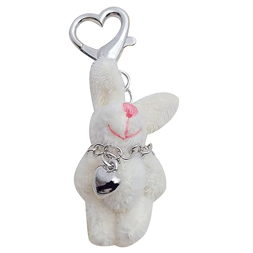 and White Keychain Fashion Phone Lanyard Für Rucksäcke Geldbörse Handgemachtes Schlüsselrang Telefongurt Dekoration Kaninchen Keychain Lanyard von Klaisy