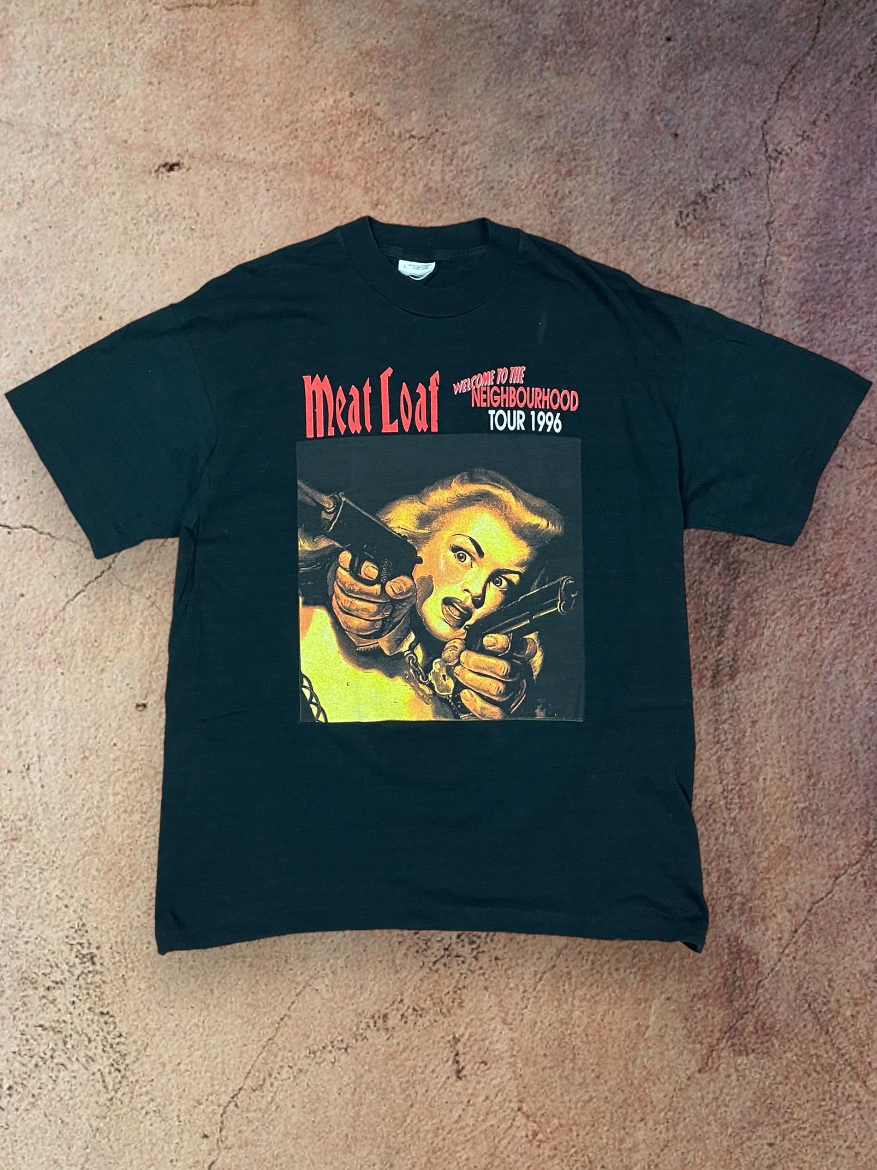 Meat Loaf T-Shirt 1996 96 Bandshirt Vintage Tour 90S Welcome To The Neighborhood Metal Rock Meat Loaf T-Shirt 1996 96 Bandshirt Vintage Tour 90S Welcome To The Neighborhood Metal Rock von KlamotterBerlin