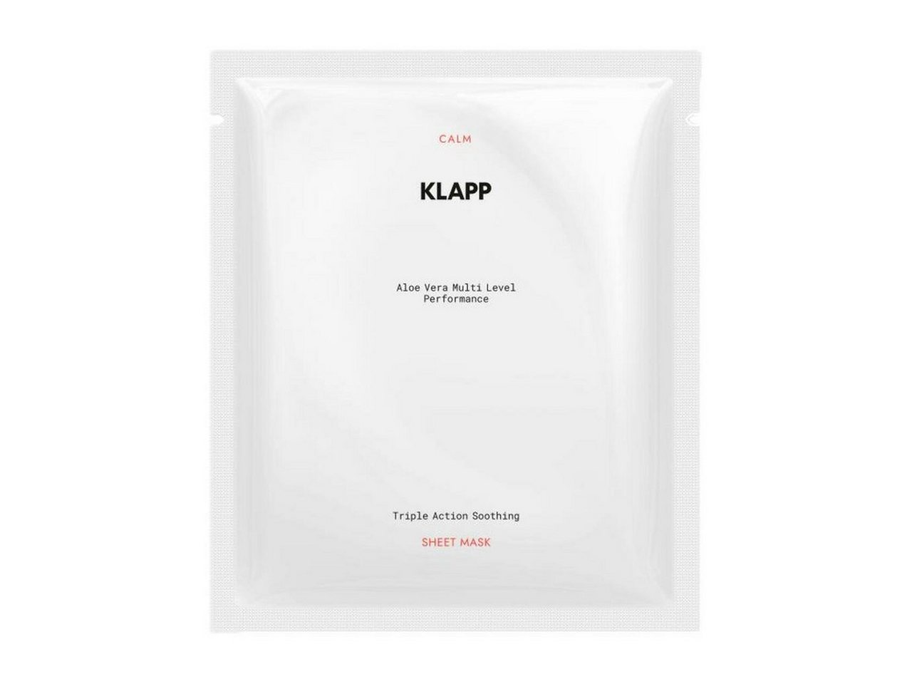 Klapp Cosmetics Gesichtsmaske Aloe Vera Multi Level Performance Triple Action Soothing Sheet Mask Klapp Cosmetics Gesichtsmaske Aloe Vera Multi Level Performance Triple Action Soothing Sheet Mask von Klapp Cosmetics