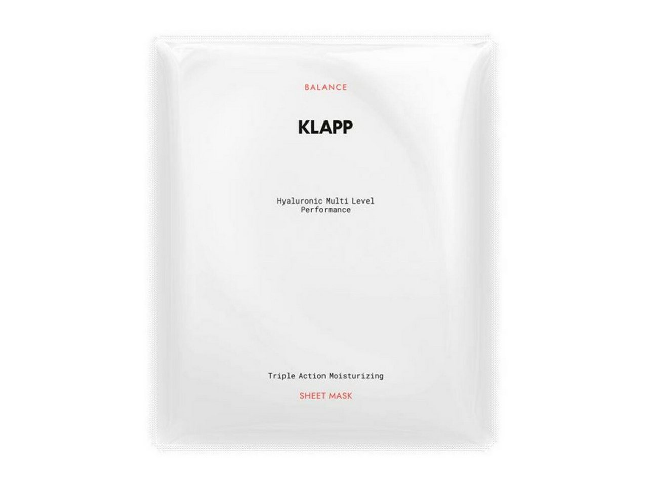 Klapp Cosmetics Gesichtsmaske Hyaluronic Multi Level Klapp Cosmetics Gesichtsmaske Hyaluronic Multi Level von Klapp Cosmetics