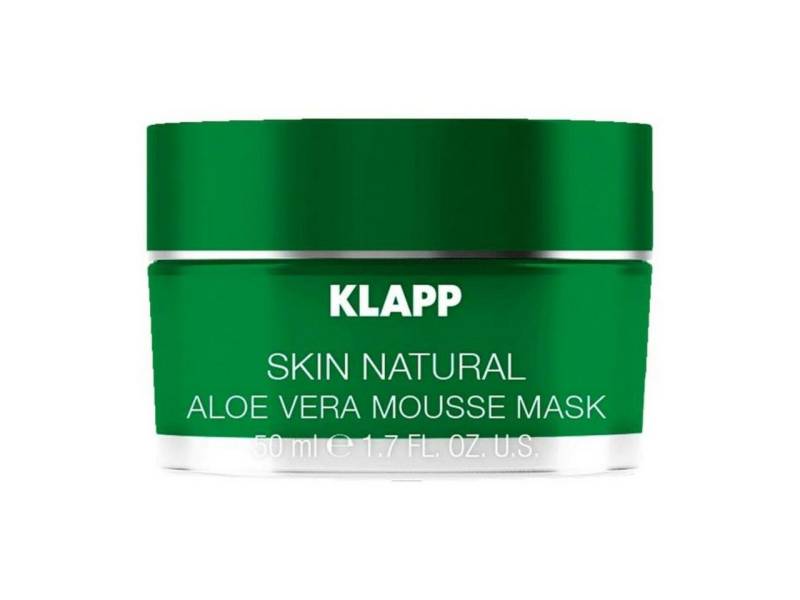 Klapp Cosmetics Gesichtsmaske Skin Natural Aloe Vera Mousse Mask, Sensible Haut von Klapp Cosmetics