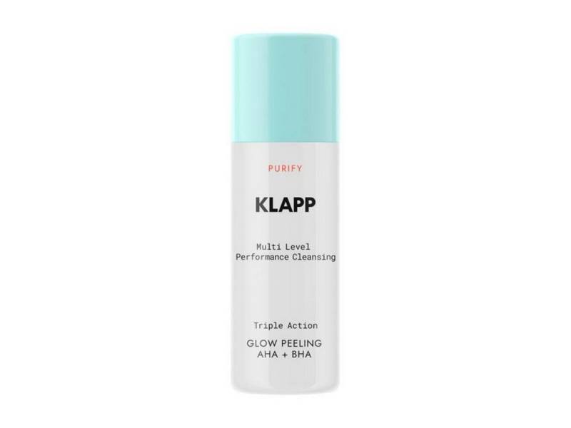 Klapp Cosmetics Gesichtspeeling Multi Level Performance Cleansing Triple Action Glow Peeling AHA+BHA von Klapp Cosmetics
