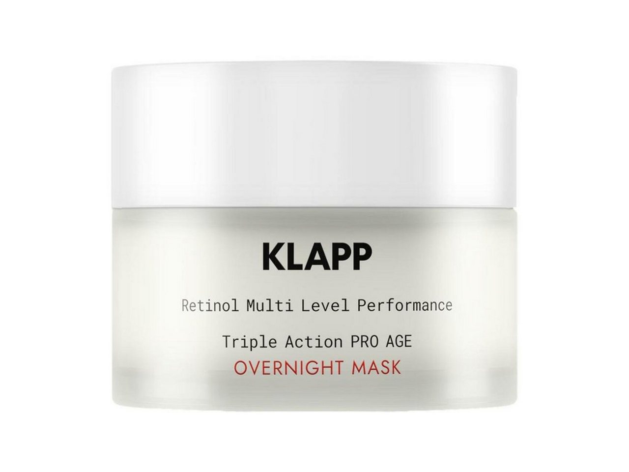 Klapp Cosmetics Gesichtspflege Resist Aging Retinol Triple Action Pro Age Overnight Mask, Alle Hauttypen Klapp Cosmetics Gesichtspflege Resist Aging Retinol Triple Action Pro Age Overnight Mask, Alle Hauttypen von Klapp Cosmetics