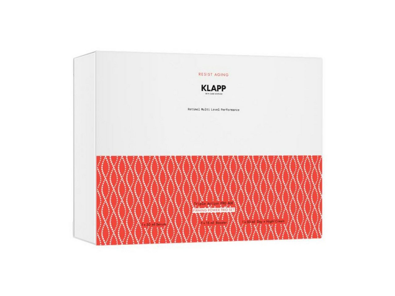 Klapp Cosmetics Gesichtspflege-Set Resist Aging Retinol Triple Action PRO AGE Power Trio Klapp Cosmetics Gesichtspflege-Set Resist Aging Retinol Triple Action PRO AGE Power Trio von Klapp Cosmetics