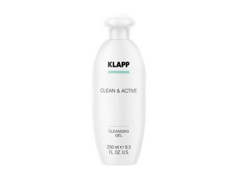 Klapp Cosmetics Gesichtsreinigungsgel Clean & Active Cleansing Gel, Mischhaut und unreine Haut von Klapp Cosmetics