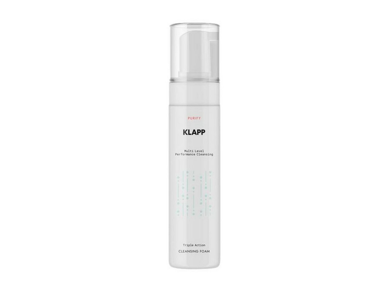 Klapp Cosmetics Gesichtsreinigungsgel Multi Level Performance Cleansing Triple Action Cleansing Foam Klapp Cosmetics Gesichtsreinigungsgel Multi Level Performance Cleansing Triple Action Cleansing Foam von Klapp Cosmetics