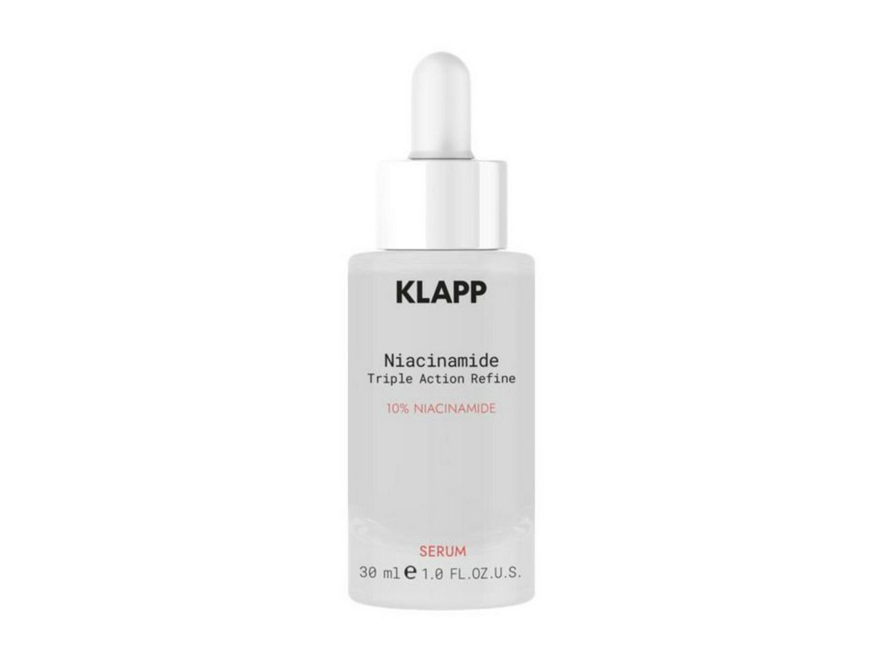 Klapp Cosmetics Gesichtsserum Recharge Niacinamide 10% Triple Action Refine Serum Klapp Cosmetics Gesichtsserum Recharge Niacinamide 10% Triple Action Refine Serum von Klapp Cosmetics