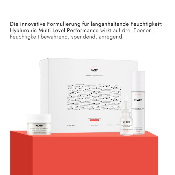 Klapp Cosmetics Triple Action Moisturizing Power Trio Set 1 Stk. von KLAPP Skin Care Science