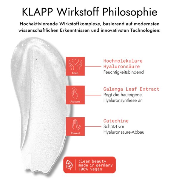 Klapp Cosmetics Triple Action Moisturizing Sheet Mask 3 Stk. von KLAPP Skin Care Science