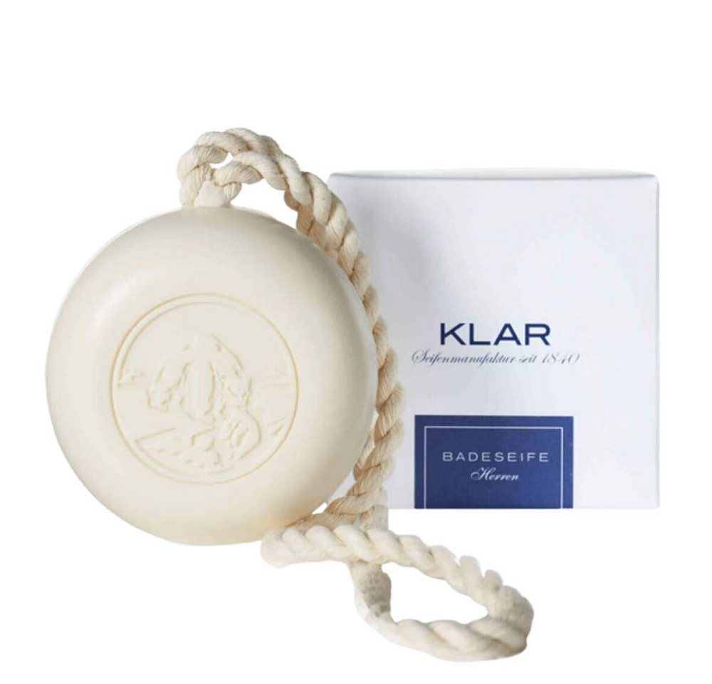 Klar Seife Feste Duschseife Herren - Badeseife an der Kordel 250g Klar Seife Feste Duschseife Herren - Badeseife an der Kordel 250g von Klar Seife