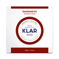 Badeseife Damen 150g, palmölfrei von Klar Seifen