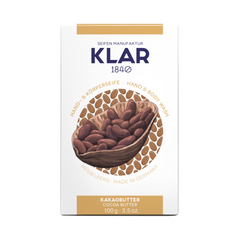 Kakaobutterseife 100g, Cosmos zertifiziert, palmölfrei von Klar Seifen
