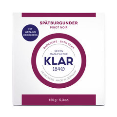 Spätburgunderseife 150g, palmölfrei von Klar Seifen