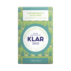 fester Conditioner Lemongrass&Aloe Vera 100g (für fettiges Haar) von Klar Seifen