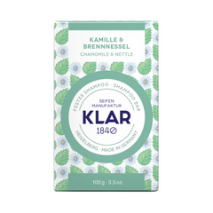 festes Shampoo Kamille&Brennnessel 100g (für störrisches Haar) von Klar Seifen