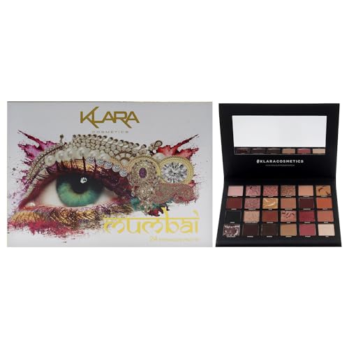 24 Eyeshadow Palette – Mumbai by Klara for Women – 1,68 oz Eye Shadow von Klara Cosmetics
