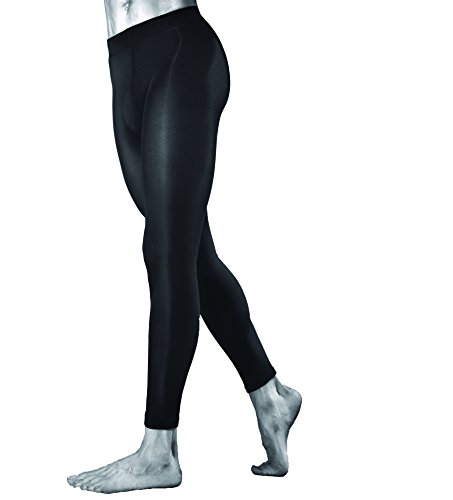 schwarz blickdicht meggings herren unterwäsche sportlich style leggins dick 100 den T44 Gr. L-XL, Schwarz von Klaritta