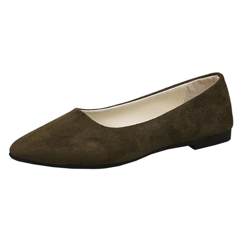 Klarmar Damen Flach Schuhe Buro Pointed Toe Schuhe Ohne Verschluss Loafer Causal Buro Pumps Candy Color Arbeit Dolly Schuhe Army-Grün Gr 40.5 EU/42 Klarmar Damen Flach Schuhe Buro Pointed Toe Schuhe Ohne Verschluss Loafer Causal Buro Pumps Candy Color Arbeit Dolly Schuhe Army-Grün Gr 40.5 EU/42 von Klarmar