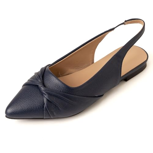 Klarmar Damen Flach Schuhe Sandals Pointed Toe Mules Buro Pantoffeln Hausschuhe Pantoffeln Sandals Ohne Verschluss Bride Schuhe Dark-Blau Gr 49 EU/51 Klarmar Damen Flach Schuhe Sandals Pointed Toe Mules Buro Pantoffeln Hausschuhe Pantoffeln Sandals Ohne Verschluss Bride Schuhe Dark-Blau Gr 49 EU/51 von Klarmar