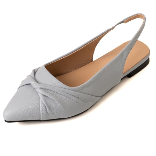 Klarmar Damen Flach Schuhe Sandals Pointed Toe Mules Buro Pantoffeln Hausschuhe Pantoffeln Sandals Ohne Verschluss Bride Schuhe Grau-Blau Gr 40.5 EU/42 Klarmar Damen Flach Schuhe Sandals Pointed Toe Mules Buro Pantoffeln Hausschuhe Pantoffeln Sandals Ohne Verschluss Bride Schuhe Grau-Blau Gr 40.5 EU/42 von Klarmar