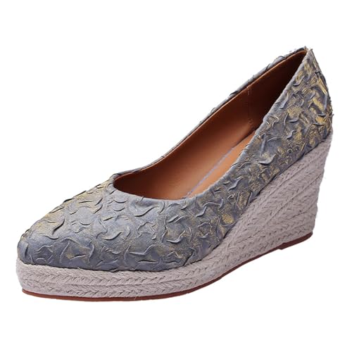 Klarmar Pointed Toe Espadrille Keilabsatzs Schuhe Damen High Schuhe Plateau Schuhe Wildleder Elegant Violett Gr 36 EU Klarmar Pointed Toe Espadrille Keilabsatzs Schuhe Damen High Schuhe Plateau Schuhe Wildleder Elegant Violett Gr 36 EU von Klarmar