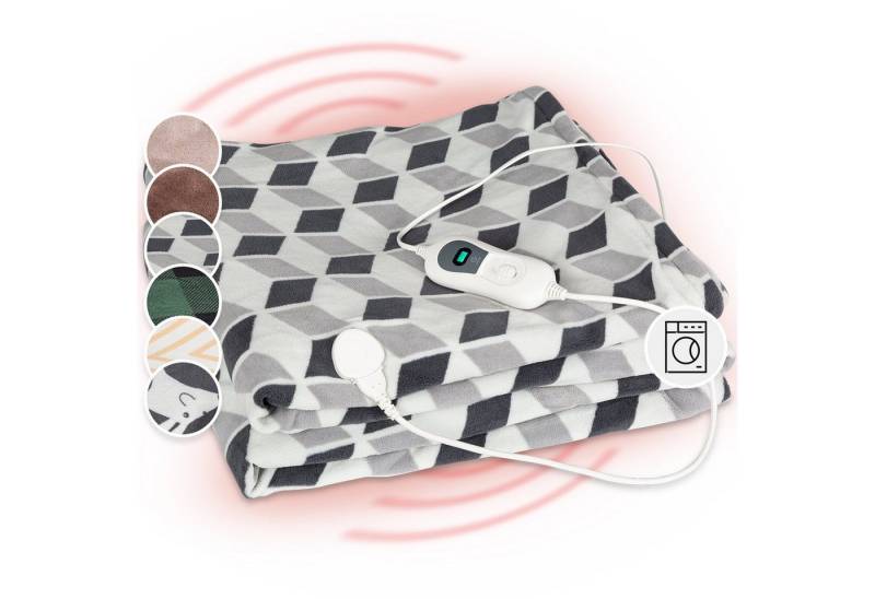 Klarstein Heizdecke Dr Watson XXL, Wärmedecke elektrische Heizdecke Abschaltautomatik beheizbare Decke von Klarstein