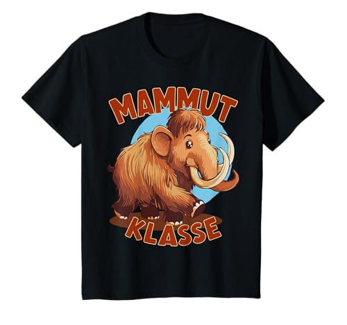 Kinder Mammutklasse in der Grundschule, Klassentier Mammut T-Shirt von Klassenshirts mit Maskottchen, Grundschule