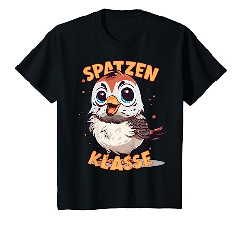 Kinder Spatzenklasse in der Grundschule, Klassentier Spatz T-Shirt Kinder Spatzenklasse in der Grundschule, Klassentier Spatz T-Shirt von Klassenshirts mit Maskottchen, Grundschule