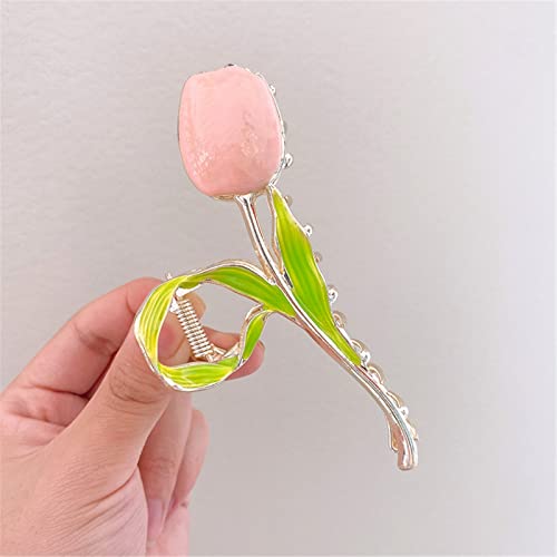 Haarspangen, Haarschmuck, Haarnadeln, koreanische Damen-Haarklammer, Gold-Metall-Haarspangen, Blume, süß, große Krabbenhai-Clip-Haarspange, Haarnadel-Haar-Accessoires 4 (Farbe: 7) (Color : 3) von Klauer