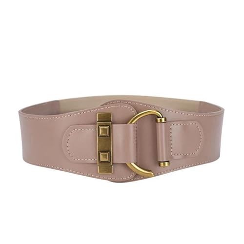 Klauer Leder-Hüftgurt für Damen.Damen-Ledergürtel mit Dornschließe, Rosa von Klauer