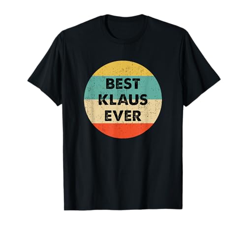 Klaus Vorname T-Shirts & Geschenke - Unisex Erwachsene - Klaus, alle Altersgruppen - Erwachsene, Kinder - Männer - Kurzarm - T-Shirt - Personalisiertes Klaus Name T-Shirt - Schwarz - S - Klassisch Klaus Vorname T-Shirts & Geschenke - Unisex Erwachsene - Klaus, alle Altersgruppen - Erwachsene, Kinder - Männer - Kurzarm - T-Shirt - Personalisiertes Klaus Name T-Shirt - Schwarz - S - Klassisch von Klaus Vorname T-Shirts & Geschenke