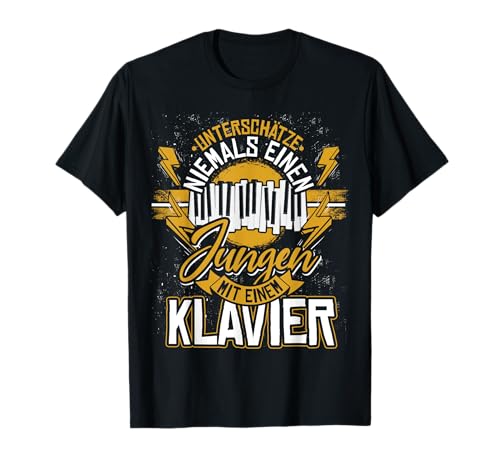 Klavierspieler Geschenk Piano Keyboard Kinder Junge Klavier T-Shirt Klavierspieler Geschenk Piano Keyboard Kinder Junge Klavier T-Shirt von Klavier Geschenk Orchester Piano Musik Jungen