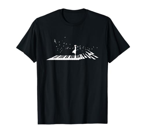 Klavier Mädchen mit Klavier T-Shirt Klavier Mädchen mit Klavier T-Shirt von Klavier Mädchen Geschenkidee