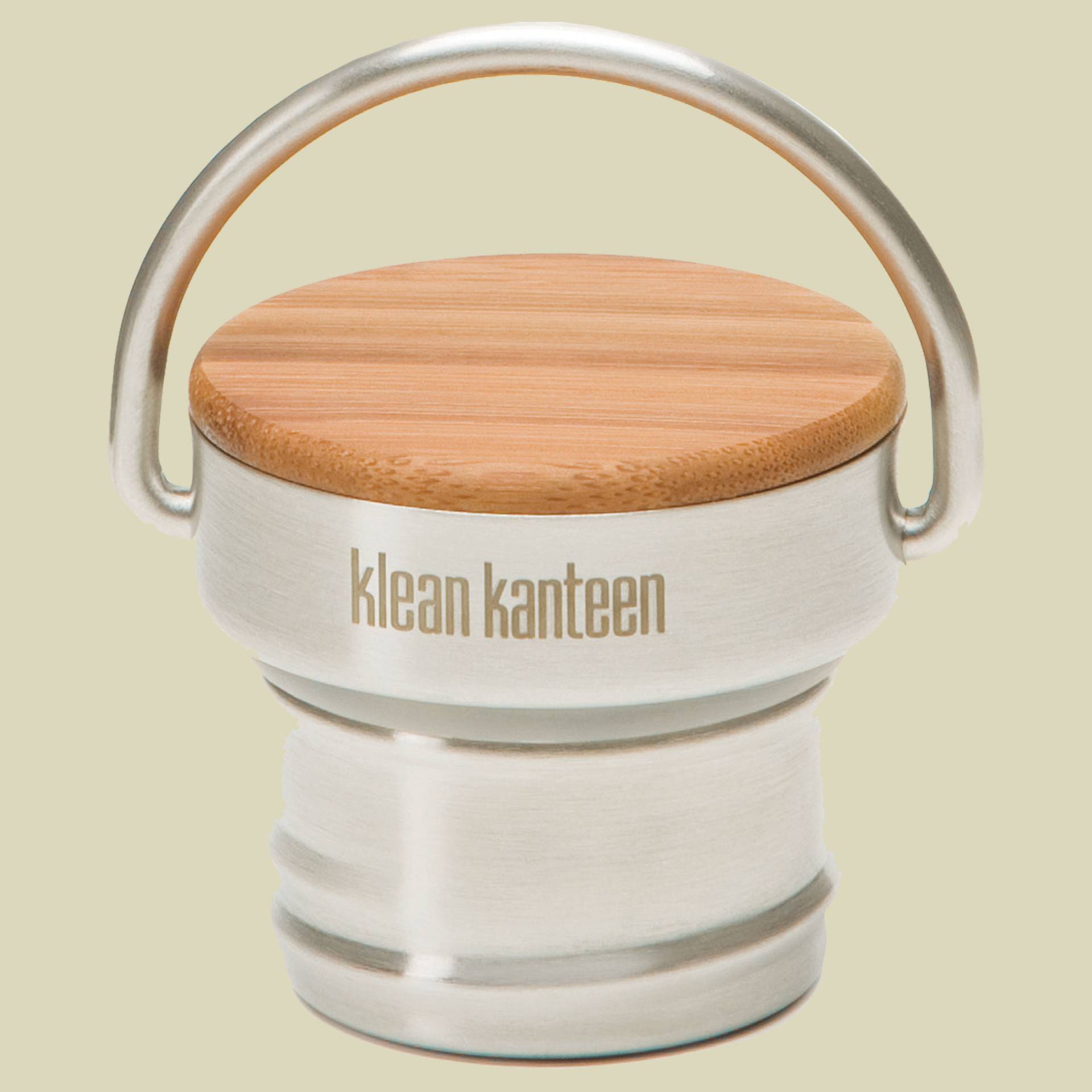 Bamboo Cap-BS Deckel Farbe brushed stainless von Klean Kanteen