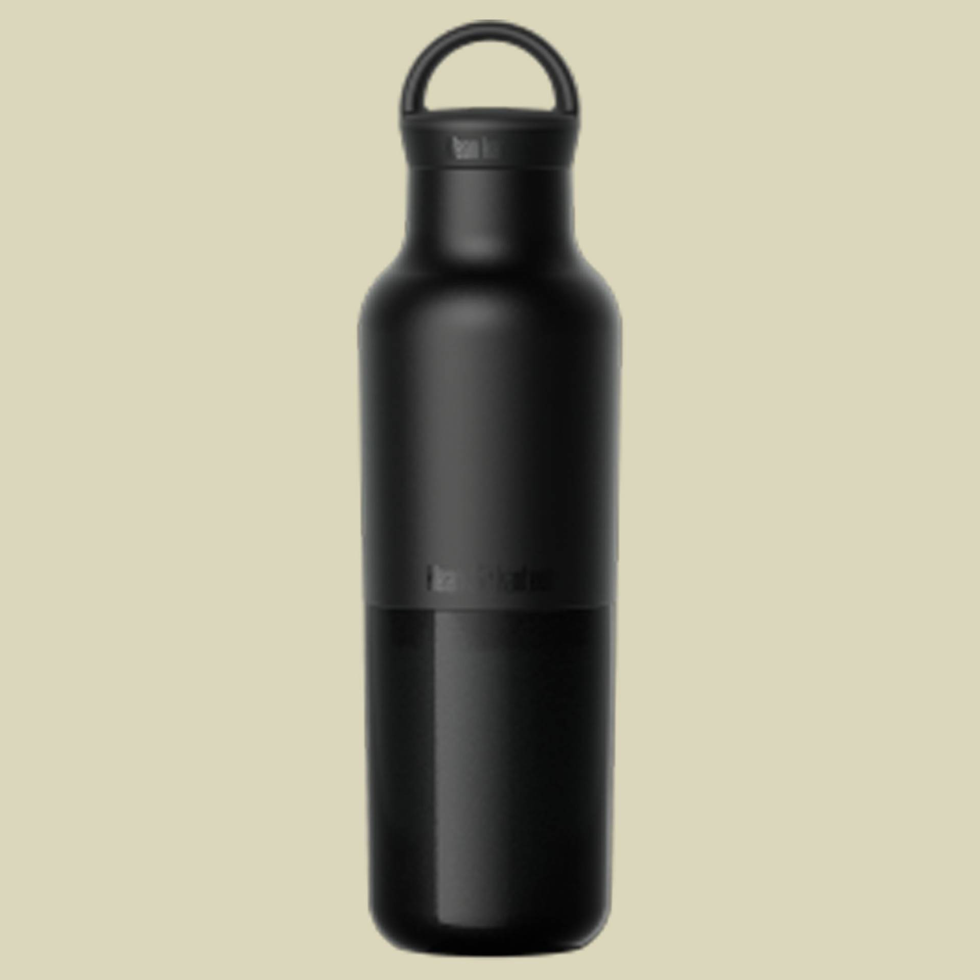Isolierflasche Rise Classic 592 ml Arch Loop Cap 592 ml schwarz - schwarz von Klean Kanteen