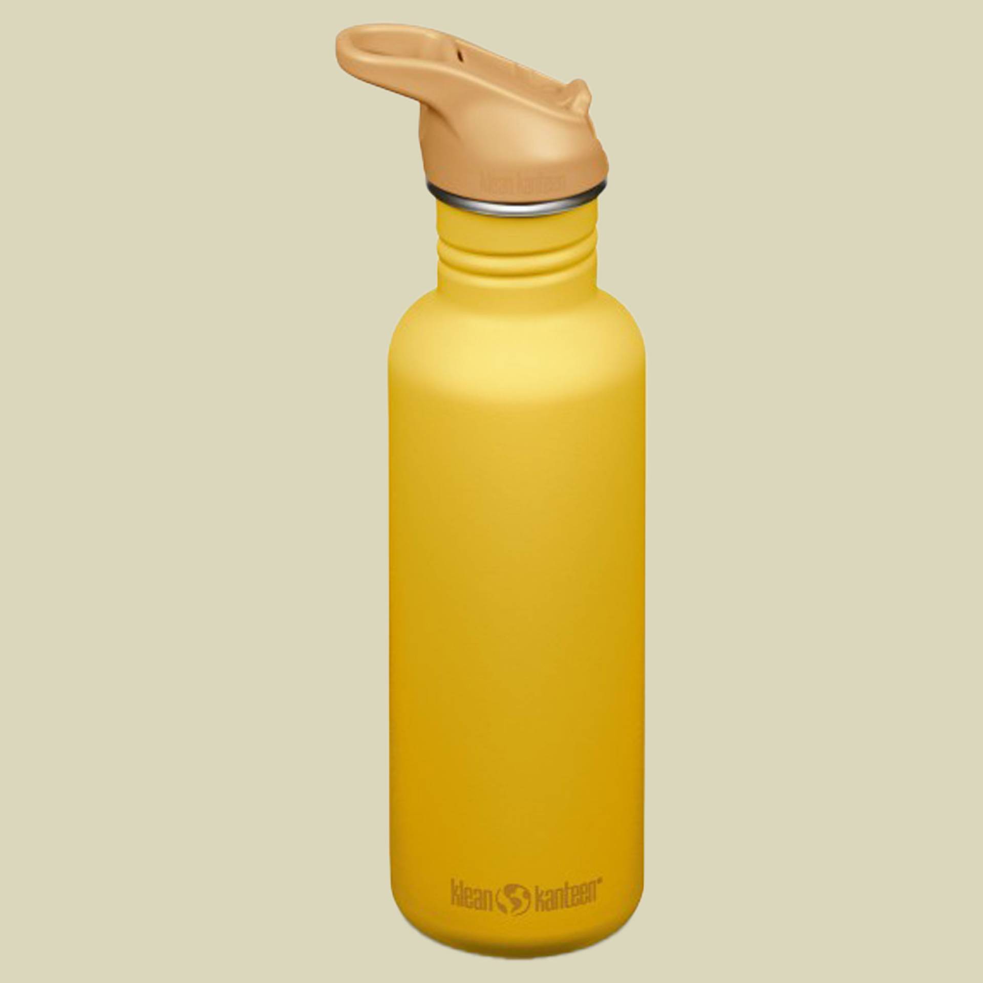 Kanteen Classic (Flip Sport Cap) 800 ml gelb - Farbe sunset von Klean Kanteen