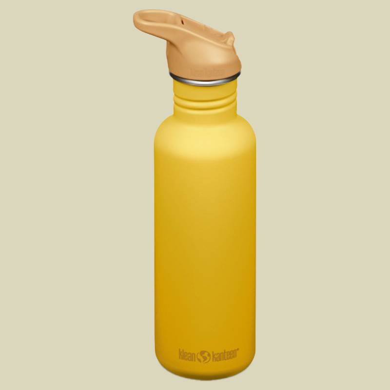 Kanteen Classic (Flip Sport Cap) 800 ml gelb - Farbe sunset von Klean Kanteen