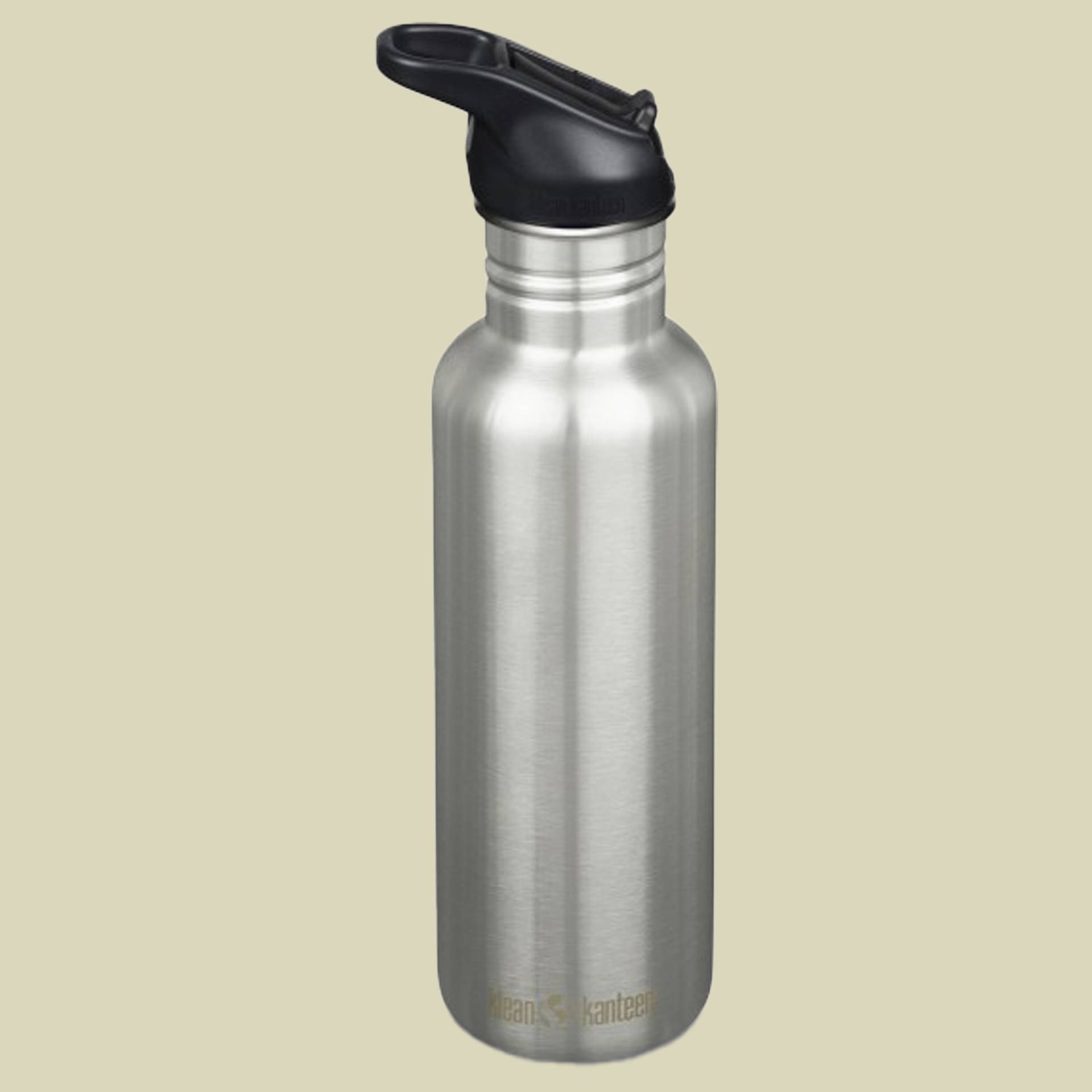 Kanteen Classic (Flip Sport Cap) 800 ml grau - Farbe brushed stainless von Klean Kanteen