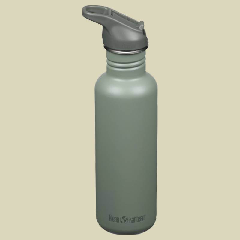 Kanteen Classic (Flip Sport Cap) 800 ml grau - Farbe sea spray von Klean Kanteen