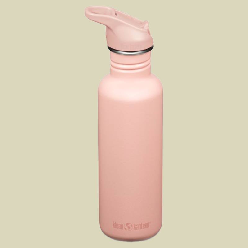 Kanteen Classic (Flip Sport Cap) 800 ml rosa - Farbe peach parfait von Klean Kanteen