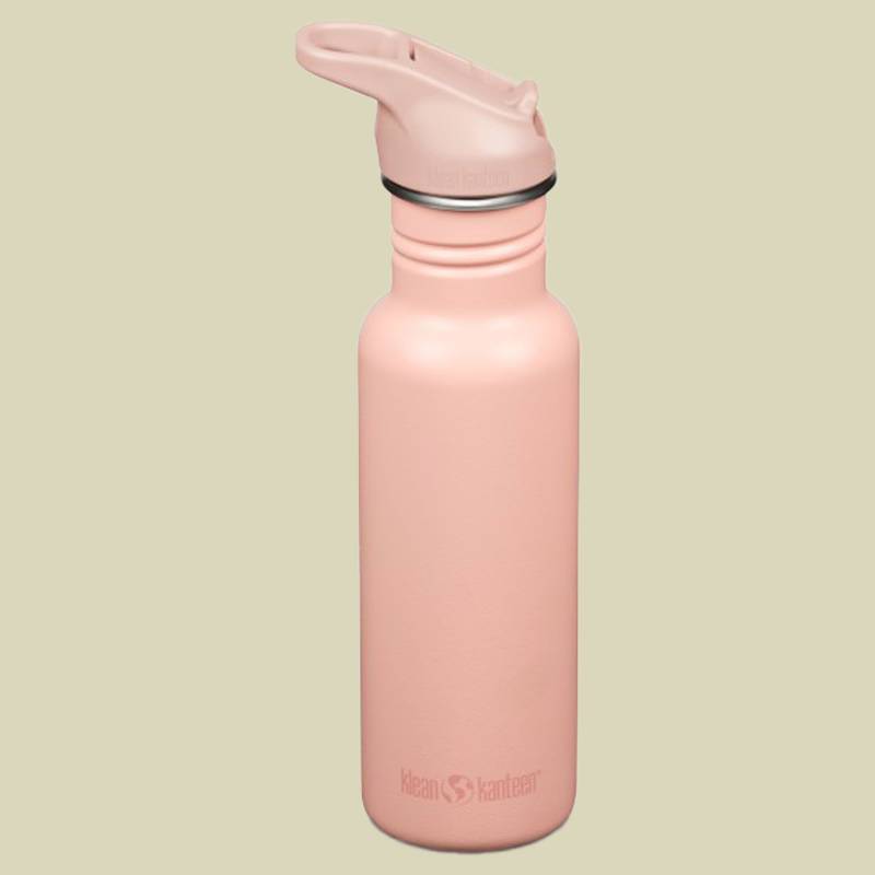 Kanteen Classic Narrow (Flip Sport Cap) 532 ml rosa - Farbe peach parfait von Klean Kanteen