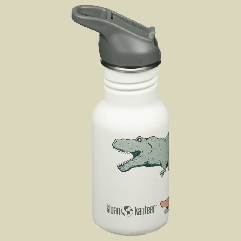 Kid Kanteen Classic Narrow (Flip Sport Cap) 355 ml mehrfarbig grün - Farbe Dino Skate von Klean Kanteen