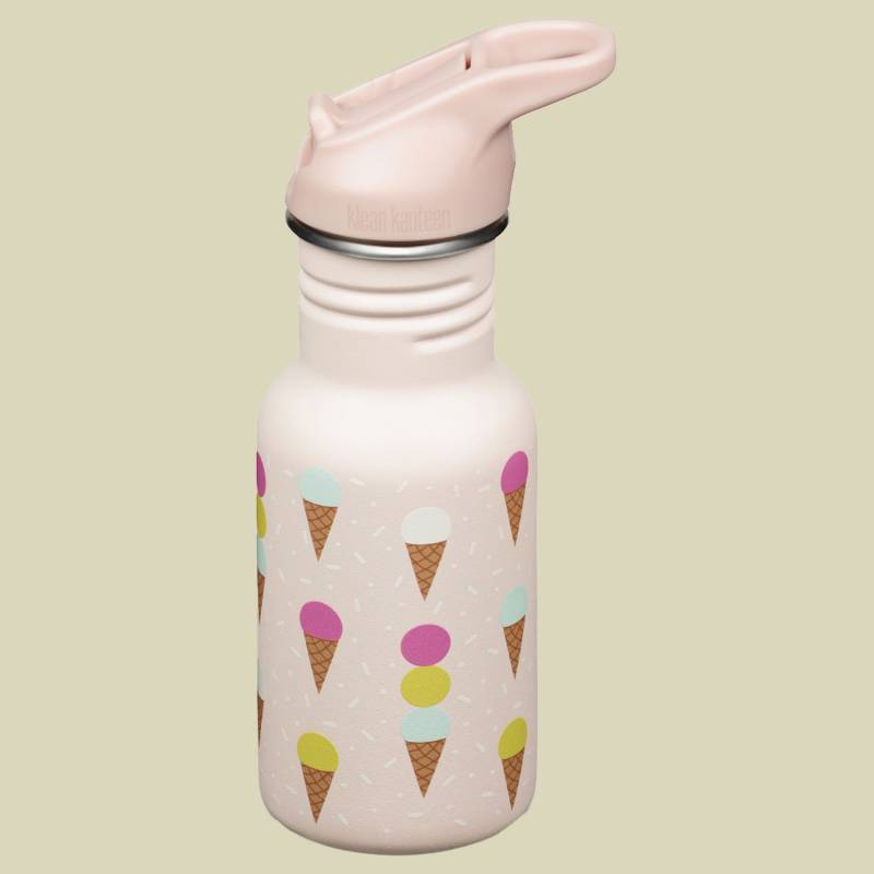 Kid Kanteen Classic Narrow (Flip Sport Cap) 355 ml mehrfarbig rosa - Farbe Ice Cream von Klean Kanteen