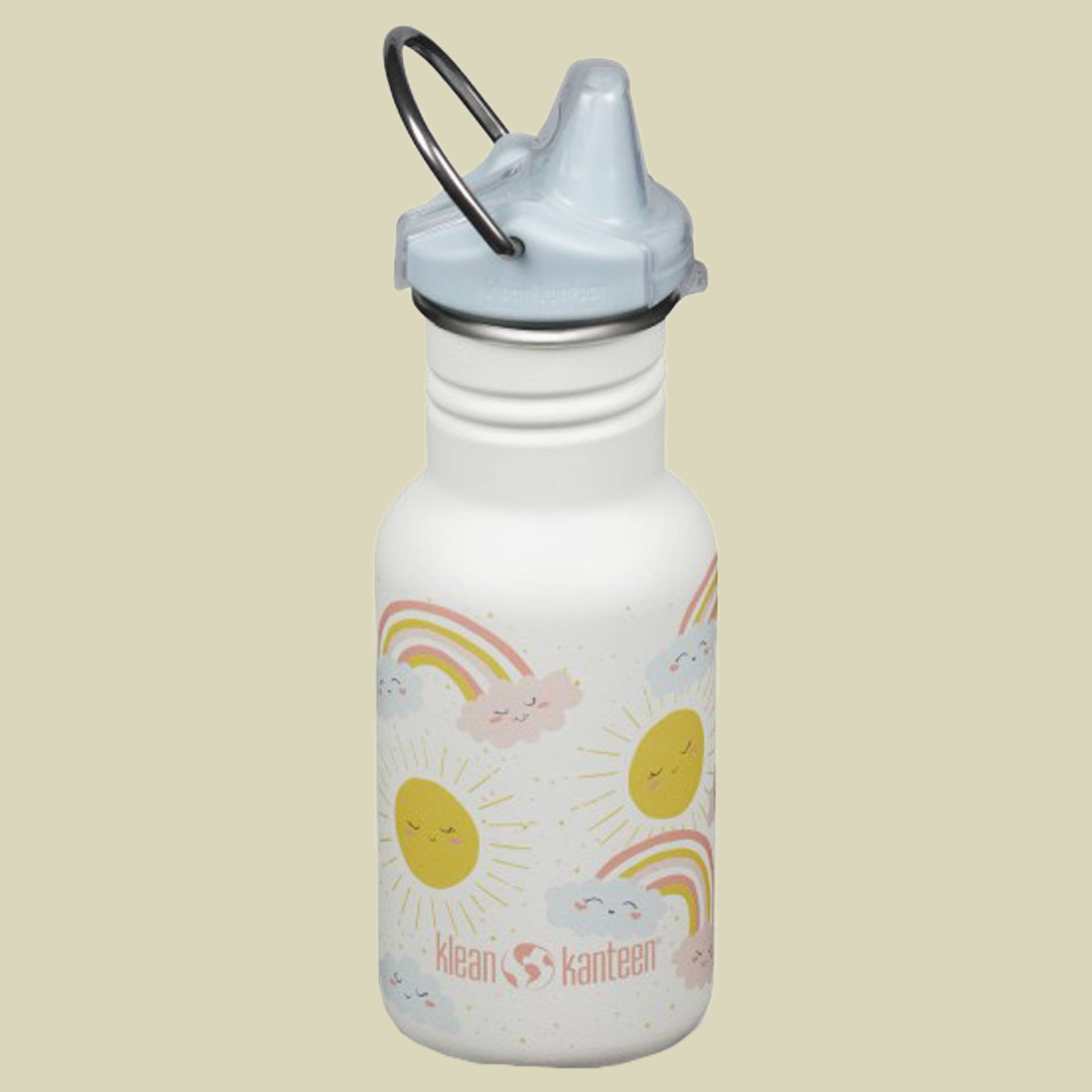 Kid Kanteen Classic Narrow mit Sippy Cap mehrfarbig Regenbogen 355 - Rainbows von Klean Kanteen