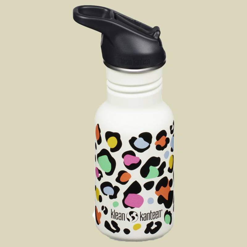 Kid Kanteen Classic Narrow mit Sport Cap 355ml mehrfarbig - leopard print von Klean Kanteen
