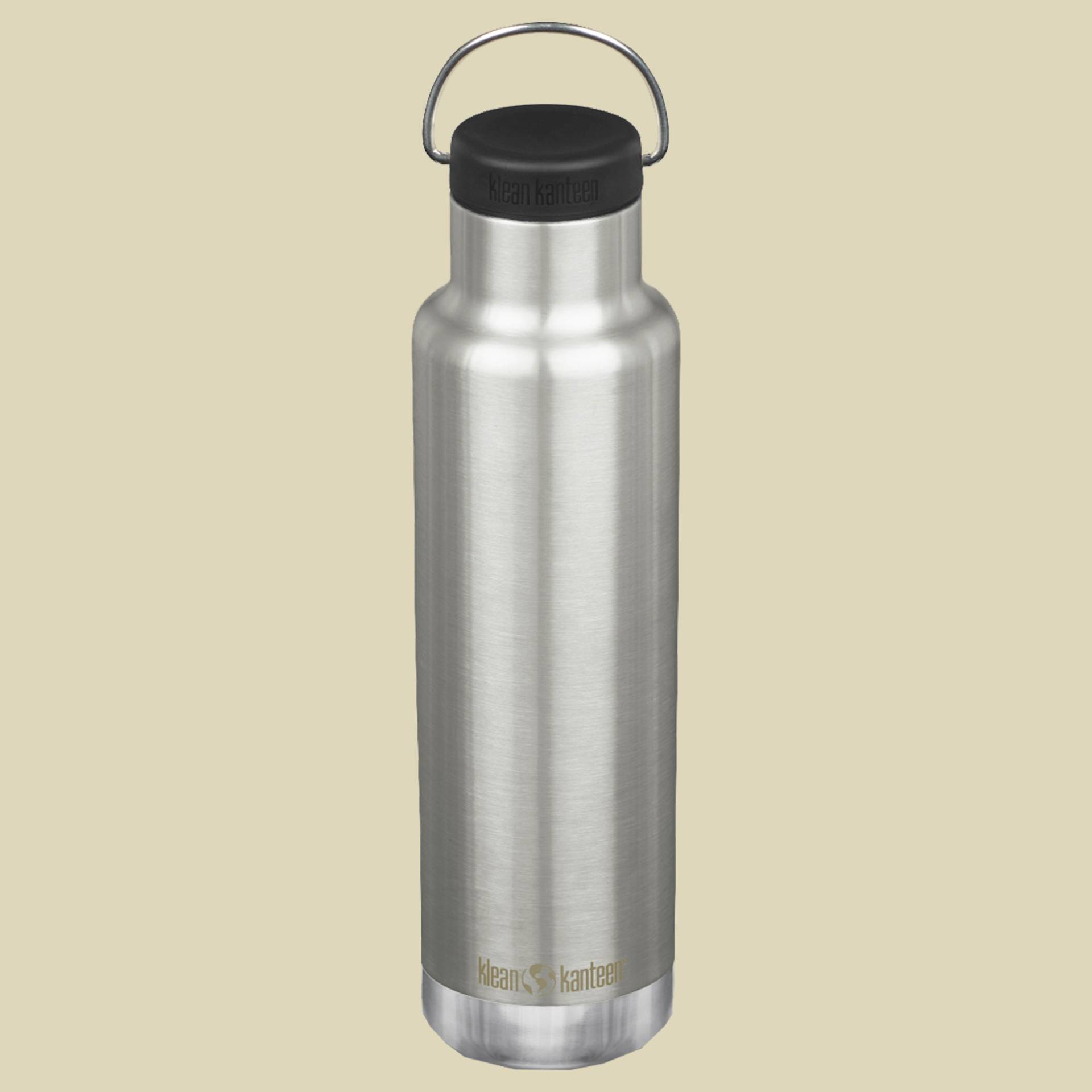 Classic Vakuumisoliert mit Loop Cap Volumen 592 Farbe brushed stainless von Klean Kanteen